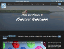 Tablet Screenshot of discoverwisconsin.com